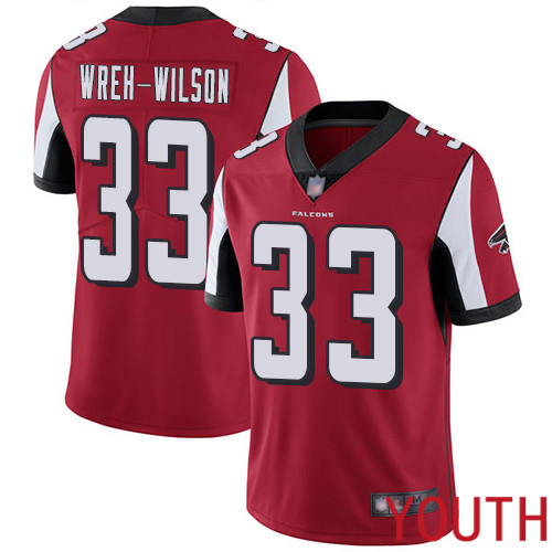 Atlanta Falcons Limited Red Youth Blidi Wreh-Wilson Home Jersey NFL Football 33 Vapor Untouchable